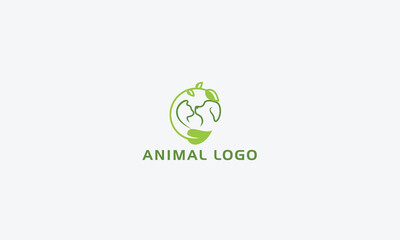 animal and pet logo design vector template