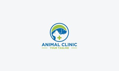 animal and pet logo design vector template