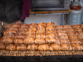 Japanese style pies with various fillings