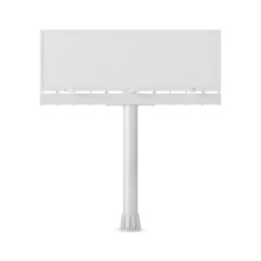 Obraz premium Billboard on white background