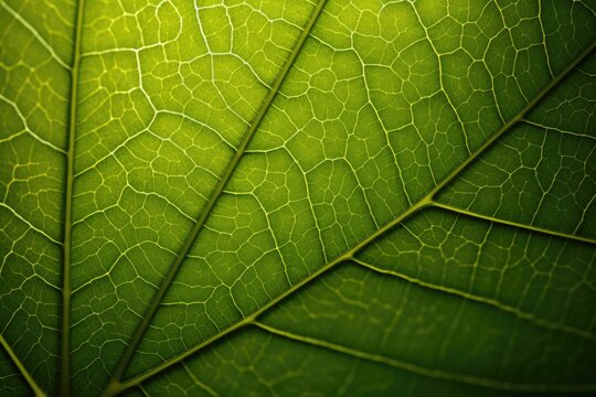 Texture of macro leaves