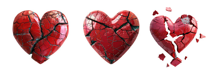 Brocken love hearts, valentines for Brocken hearts 