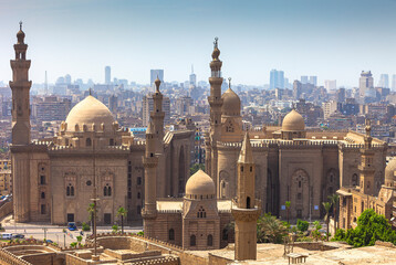 View of Cairo city, the capital city of Egypt.