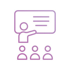 studing icon with white background vector stock illustration