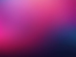 Pink magenta blue purple abstract color gradient background grainy texture effect web banner header poster design. copy space
