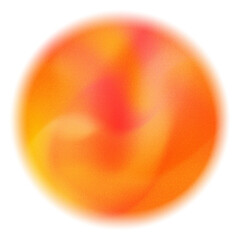 Abstract Amber Grainy Gradient Fluid Shape