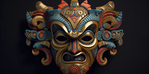 ancient mexican mask