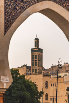 View of Fez El Bali, the historical old town and Medina of Fes, Morocco.