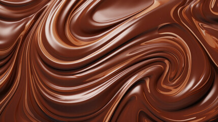 Texture of chocolate mixed with white cream. Elegant sweet background. Generative AI