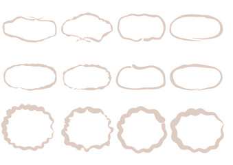 手描きフレーム　吹き出し