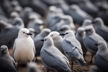 group of pigeons