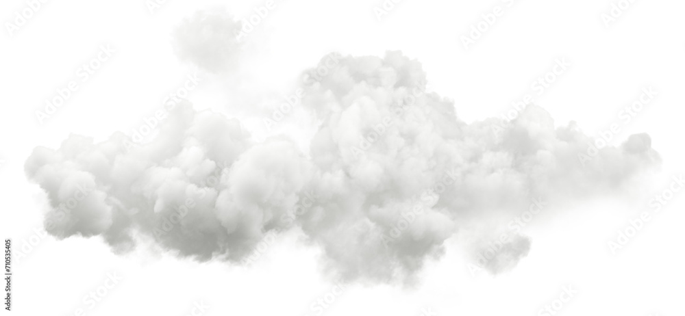 Fototapete isolate puffy cumulus clouds ozone special effect 3d rendering png file