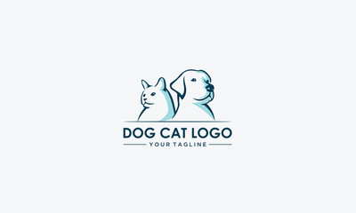 animal and pet logo design vector template