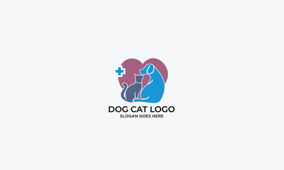 animal and pet logo design vector template