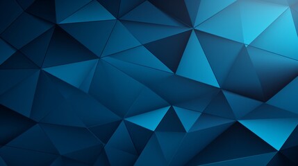 Abstract blue geometric wallpaper pattern for modern interior design
