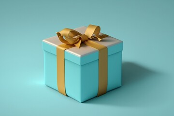 Obraz premium gift box with ribbon