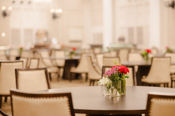 Beautiful romantic elegant wedding decor