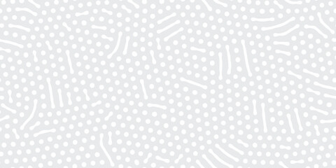 Abstract organic seamless vector pattern Simple flat light grey and white backdrop
