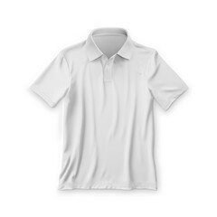 t--shirt polo on white background