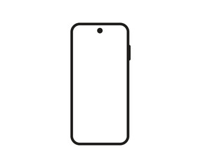 Smartphone icon vector . Collection of vector symbol on white background. Telephone icon symbol isolated . Mobile icon Vector illustration.