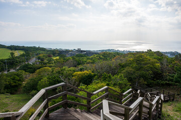 日本の沖縄県のとても美しい風景
