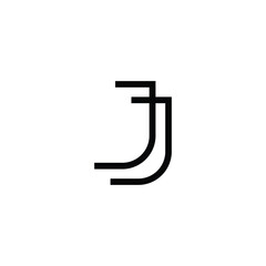 Minimal Letters JJ Logo Design