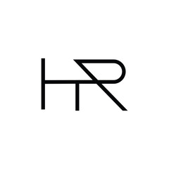 Minimal Letters HR Logo Design