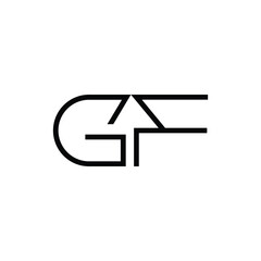 Minimal Letters GF Logo Design