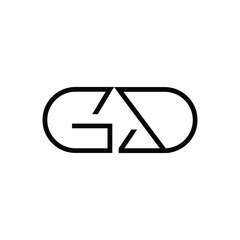 Minimal Letters GD Logo Design