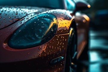 close up of car wash