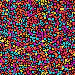Colorful Leopard spot seamless pattern background. Wild animal vibrant multicolored cheetah skin, leo texture for fashion print design, textile, wallpaper, background, wrapping, fabric.