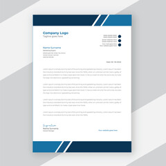 Modern Creative & Clean business-style letterhead design
