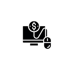 computer dollar icon
