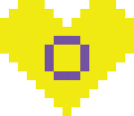 Fototapeta premium Intersex Flag LGBTQ Support