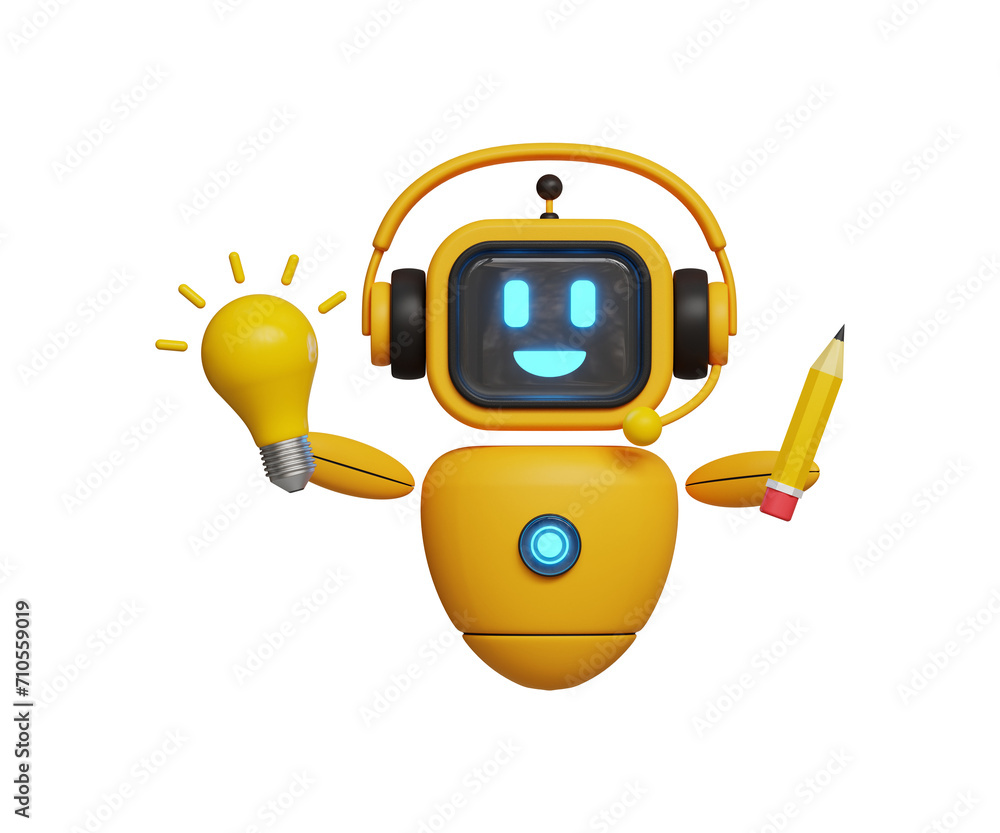 Poster invent new idea or innovation concept. creativity and imagination with ai. future of business. ai ar