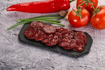Wild Bear meat homemade sausages