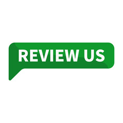 Review Us Green Rectangle Shape For Feedback Information Business Marketing Social Media
