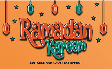 Text Effect Ramadan Kareem