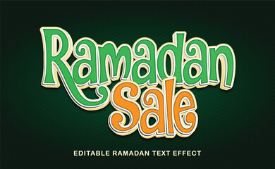 Text Effect Ramadan Kareem