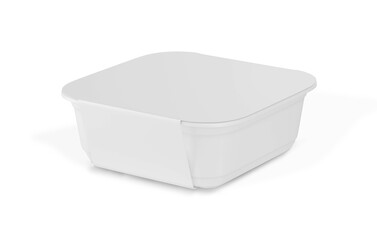 Food Container on white background