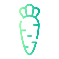 carrot gradient icon