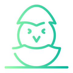 chick gradient icon