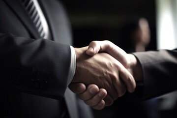 handshake between two businessmen