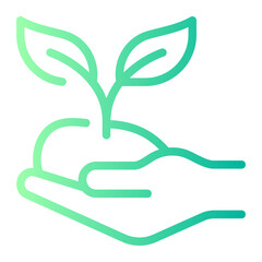 sprout gradient icon