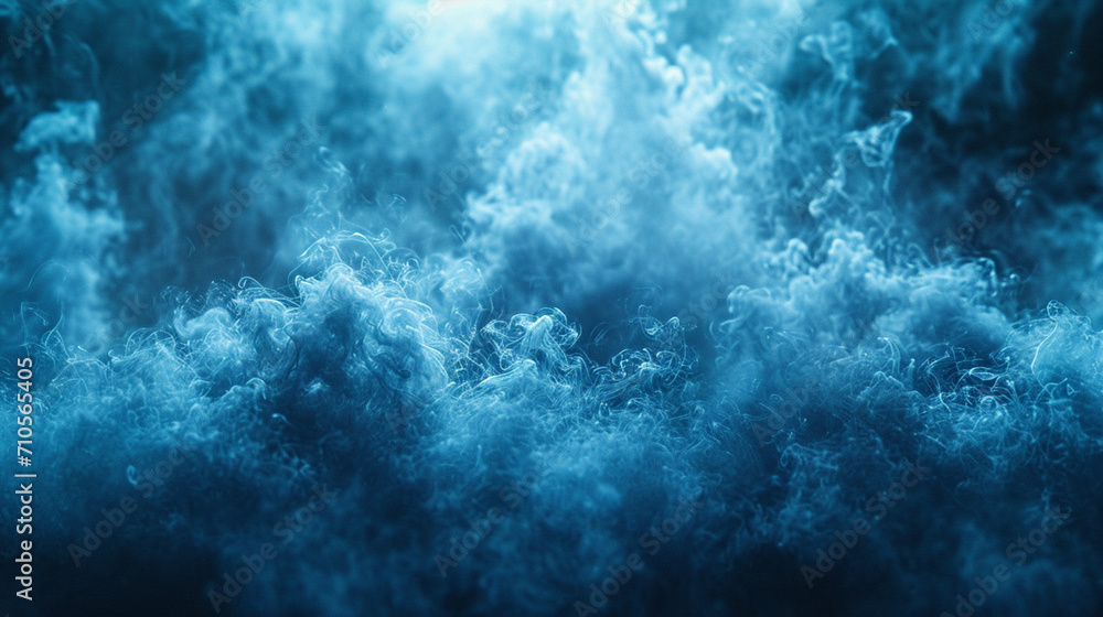 Poster the process of mercury evaporation visualized in a misty, ethereal style.