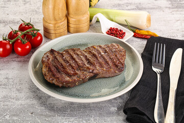 Rib eye steak grilled beef