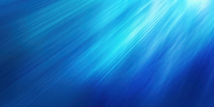 light beam from corner shades of blue gradient abstract grainy background wallpaper texture with noise web banner design header