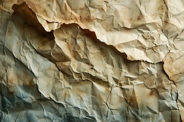 Fototapeta premium the texture of old crumpled paper