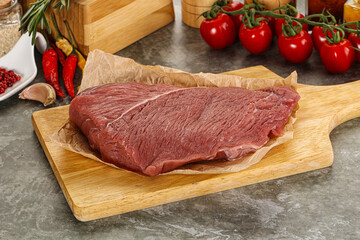 Raw beef meat shoulder for cooking