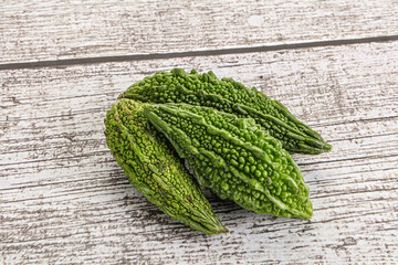 Green raw bitter lemon vegetables